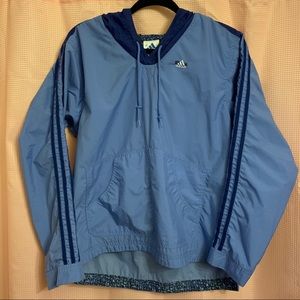 adidas pullover windbreaker